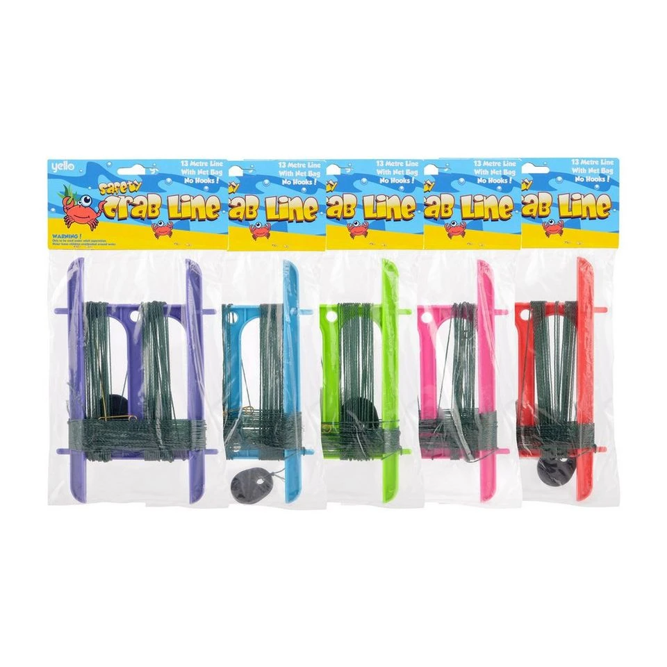 Wilton Bradley Yello Medium Crab Line With Net 3 Wilton Bradley Yello Medium Crab Line With Net - Image 3
