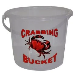 BlueZone 5 Litre Clear Crab Bucket