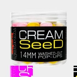 Munch Baits Cream Seed Wshd Out Pop Ups 14mm