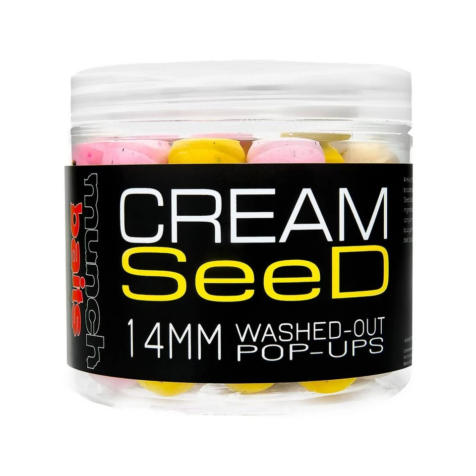 Munch Baits Cream Seed Wshd Out Pop Ups 14mm 2 Munch Baits Cream Seed Wshd Out Pop Ups 14mm - Image 2