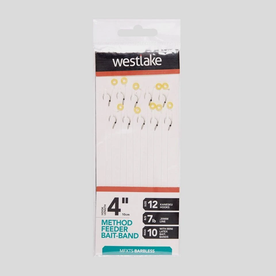 Westlake Method Feeder Bait Band Rig 4” Size 12 1 Westlake Method Feeder Bait Band Rig 4” Size 12