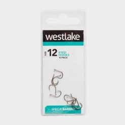 Westlake Barbed Eyed Hooks (Pack Of 10) (Size 12)