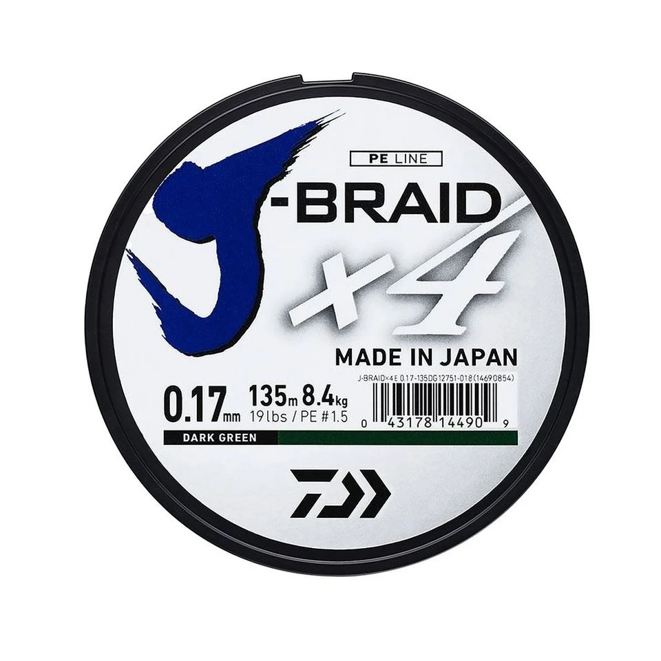 Daiwa J Brd X4E 0.29Mm 135M Dark Grn 2 Daiwa J Brd X4E 0.29Mm 135M Dark Grn - Image 2
