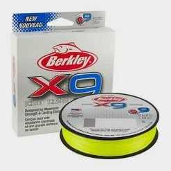 Berkley X9 Braid In Fluorescent Green (9.1kg)