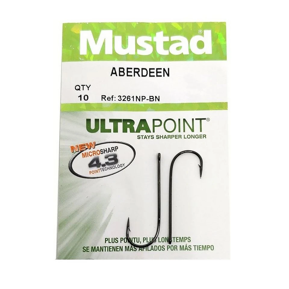 Mustad Aberdeen Hooks (Size 2/0) 3 Mustad Aberdeen Hooks (Size 2/0) - Image 3