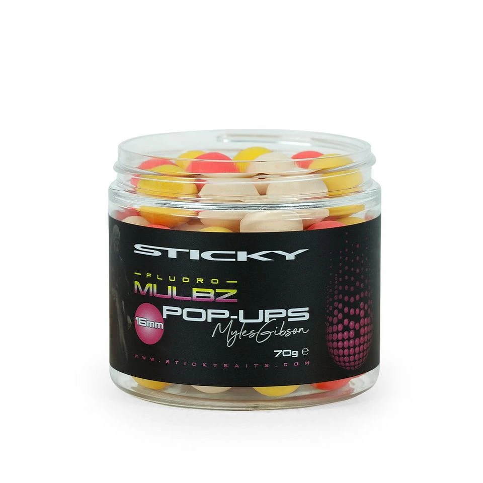 Sticky Baits Mulbz Pop-Ups Fluoro 14mm 2 Sticky Baits Mulbz Pop-Ups Fluoro 14mm - Image 2