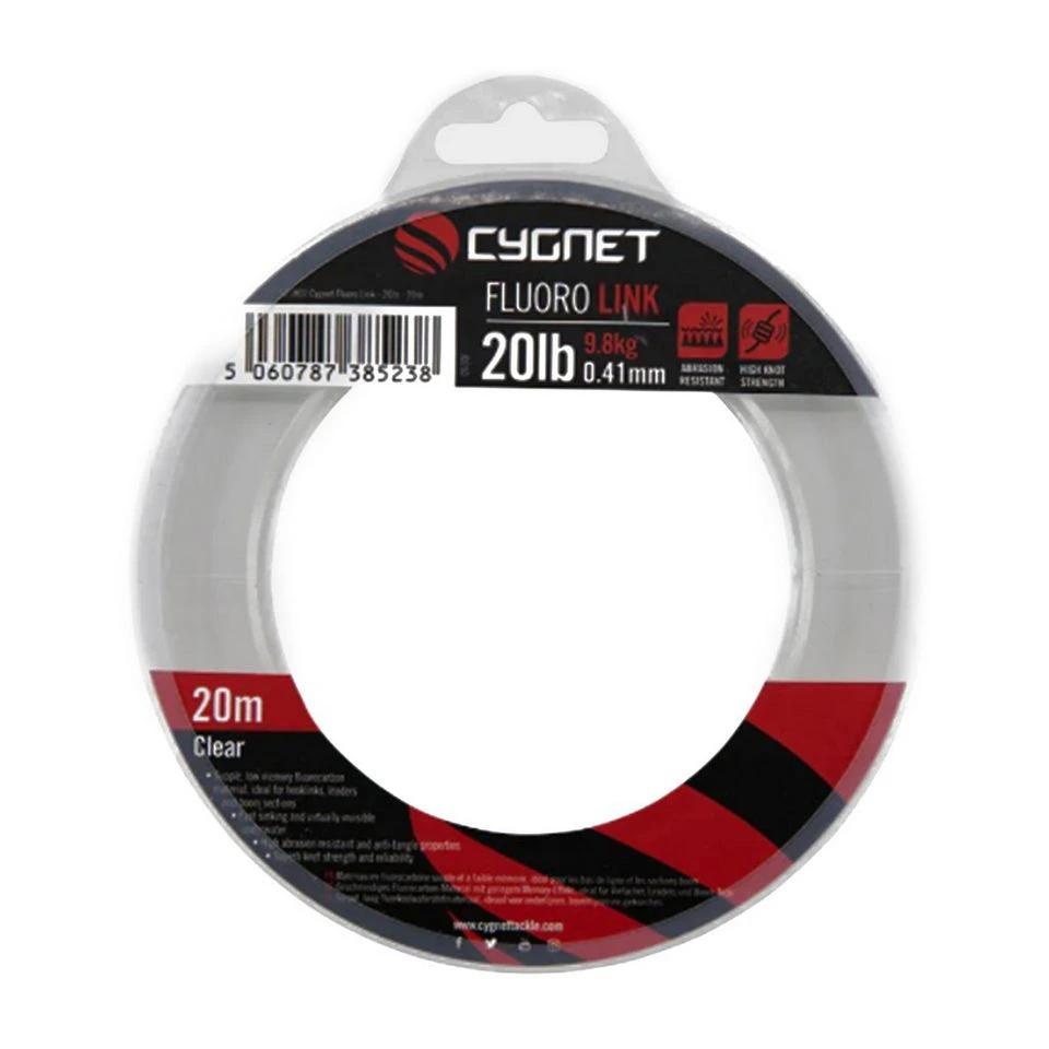 Cygnet Sniper Fluoro Link 20lb 9.80kg 0.41mm 20m 2 Cygnet Sniper Fluoro Link 20lb 9.80kg 0.41mm 20m - Image 2