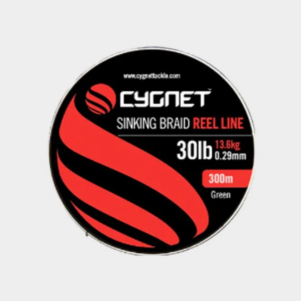 Cygnet Sniper Sinking Braided Reel Line 30lb 13.6kg 0.29mm 300m 1 Cygnet Sniper Sinking Braided Reel Line 30lb 13.6kg 0.29mm 300m