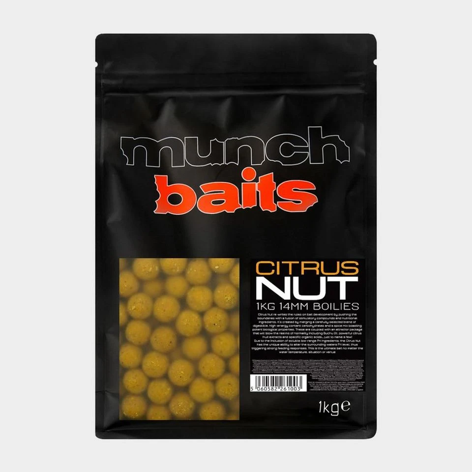 Munch Citrus Nut Boilies (14mm) 1 Munch Citrus Nut Boilies (14mm)