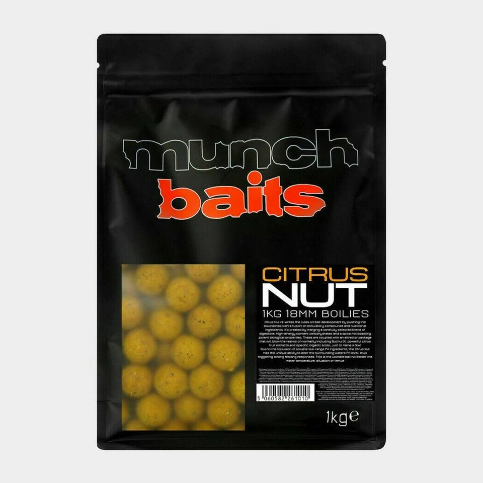 Munch Citrus Nut Boilies (14mm) 1 Munch Citrus Nut Boilies (14mm)