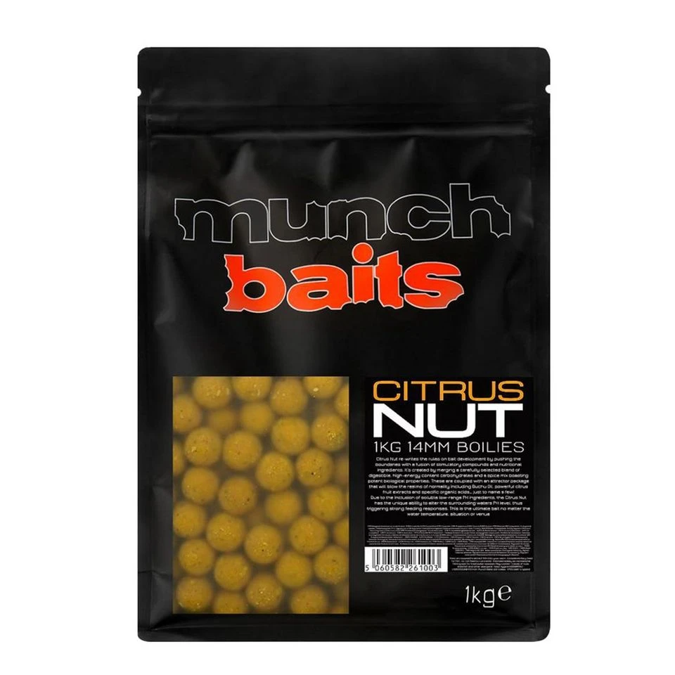 Munch Citrus Nut Boilies (18mm) 4 Munch Citrus Nut Boilies (18mm) - Image 4