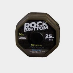 Ridgemonkey Rock Bottom Tungsten Semi Stiff Coated Hooklink Camo Green 25lb