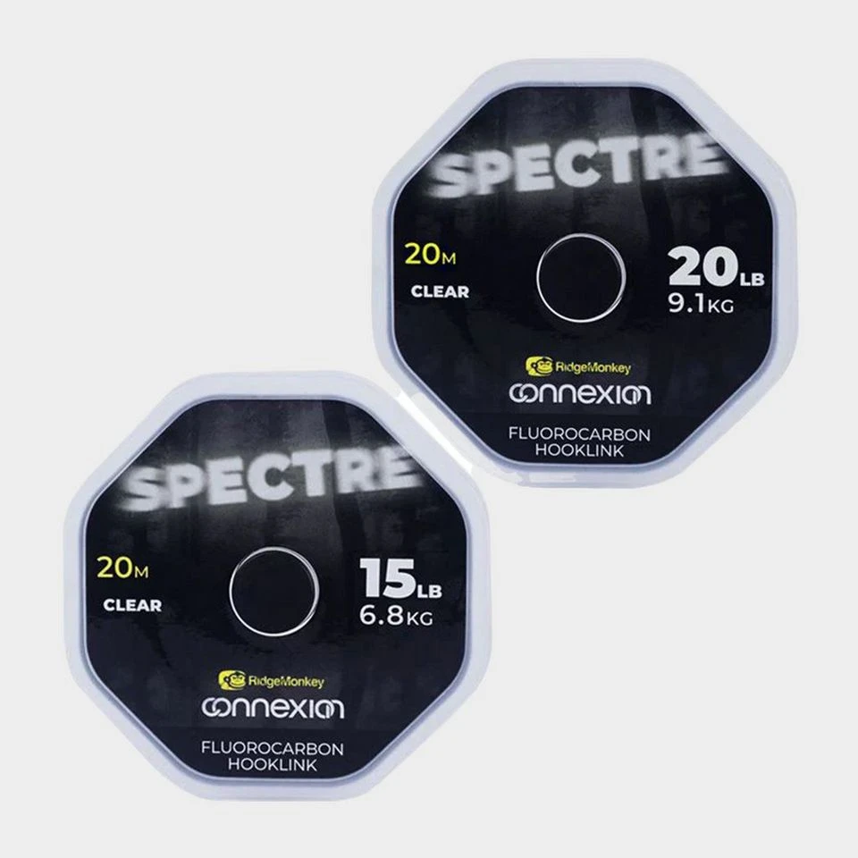 Ridgemonkey Spectre Fluorocarbon Hooklink 20lb 2 Ridgemonkey Spectre Fluorocarbon Hooklink 20lb - Image 2